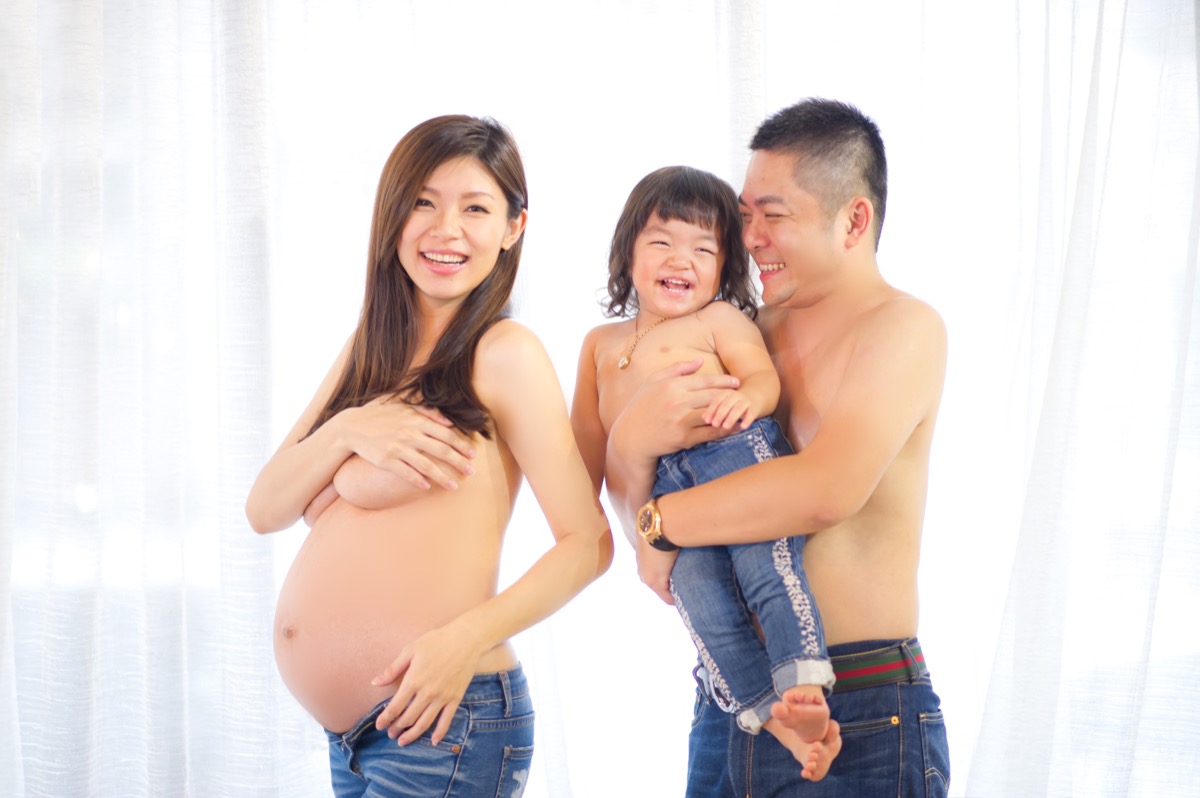 孕婦寫真｜自然風格孕期家庭攝影｜小巴老師親子寫真