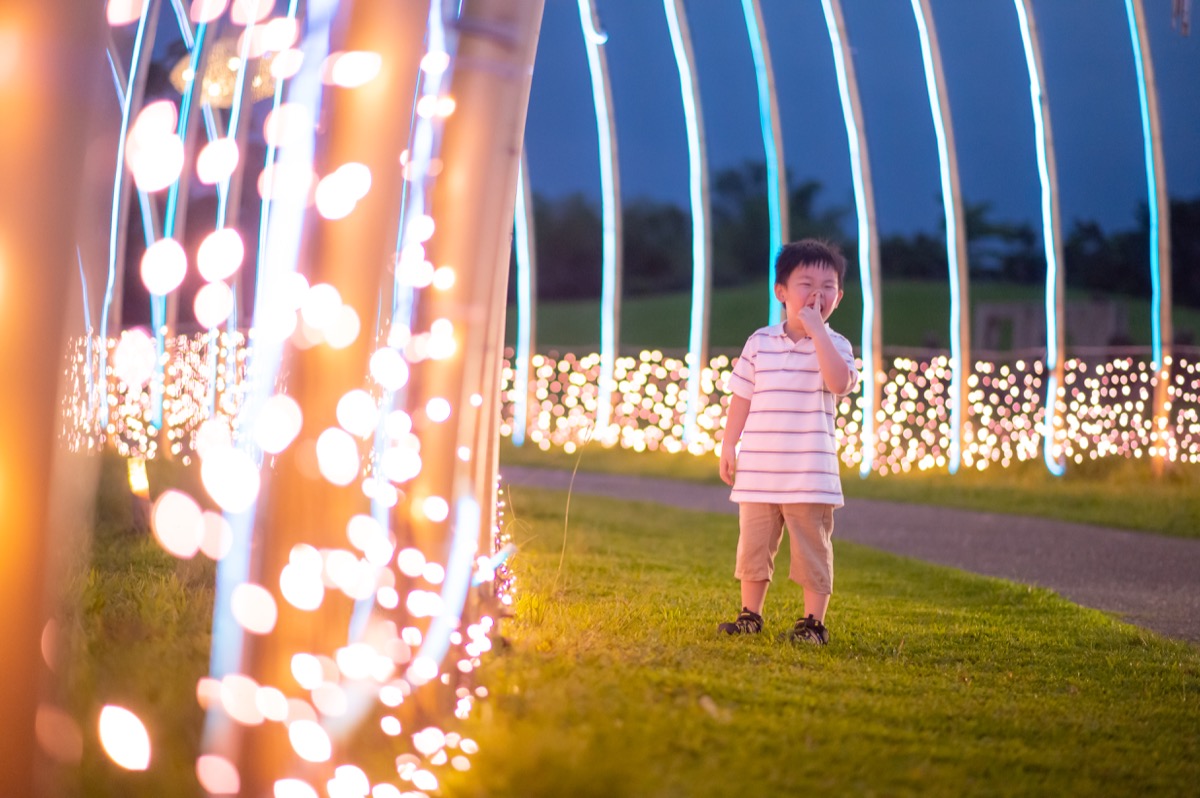 夜拍煙火聖誕節親子寫真|夜景家庭攝影|親子寫真|家庭攝影|小巴老師|第 23 張
